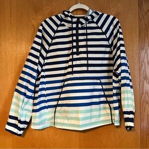 NWT Hunter for Target size XL stripe pullover windbreaker